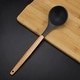 preview thumbnail 3 of 5, Silicone Soup Ladle Spoon 12.4 " One Piece Design Cooking Utensil - Gray - 12.4" x 3.1"(L*W)