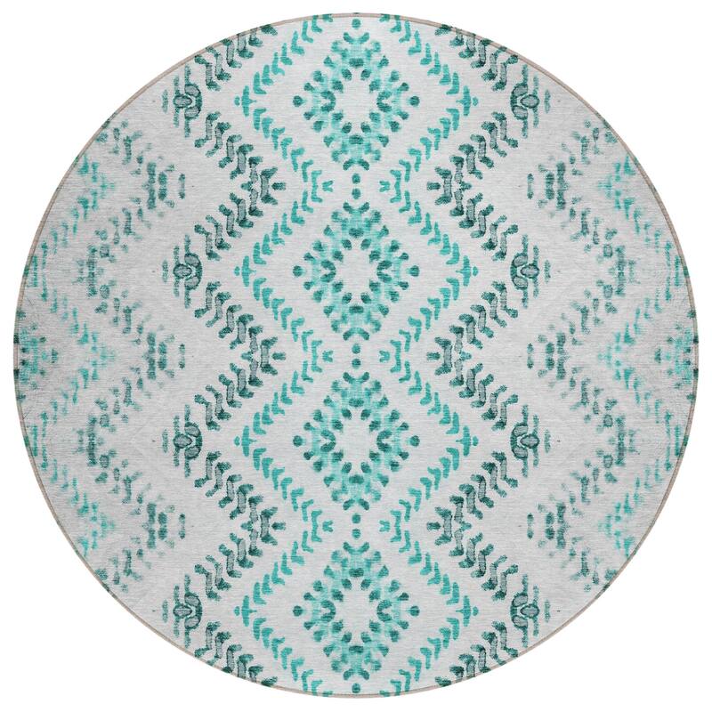 Machine Washable Indoor/ Outdoor Chantille Boho Global Rug