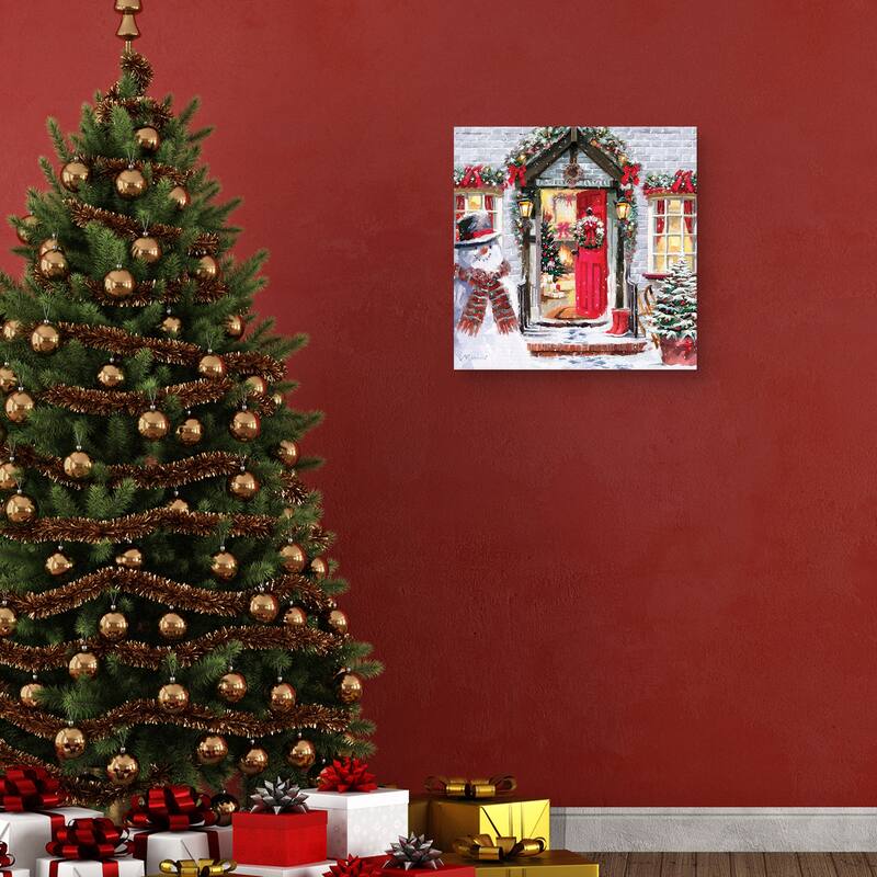 Red Front Door by The Macneil Studio Canvas Art Print