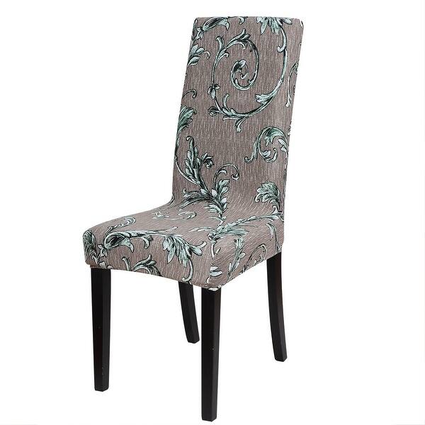 Shop Floral Print Spandex Chair Covers Fit Home Dining Room Seat