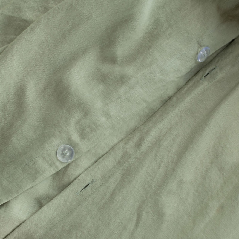 100% French Linen Duvet Cover & Sham Set by BOKSER HOME
