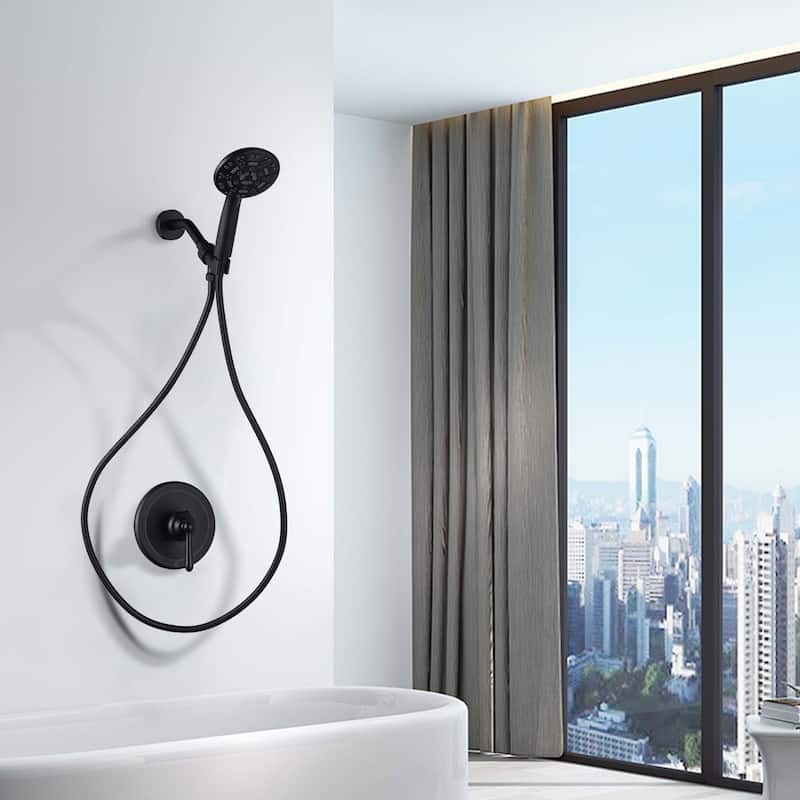 WOWOW Modern Style 4.7-Inch Multi-Function Shower Faucet Set