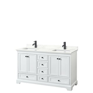 Deborah 60-inch Double Vanity, Quartz Top