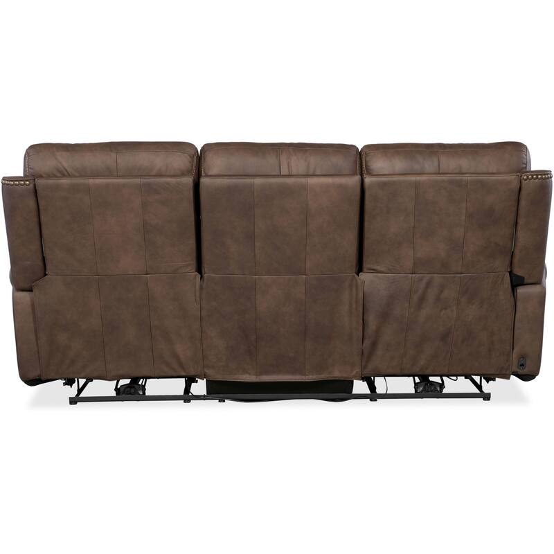 Hooker Furniture SS635-PHZL3 Duncan 91" Wide Leather Standard with