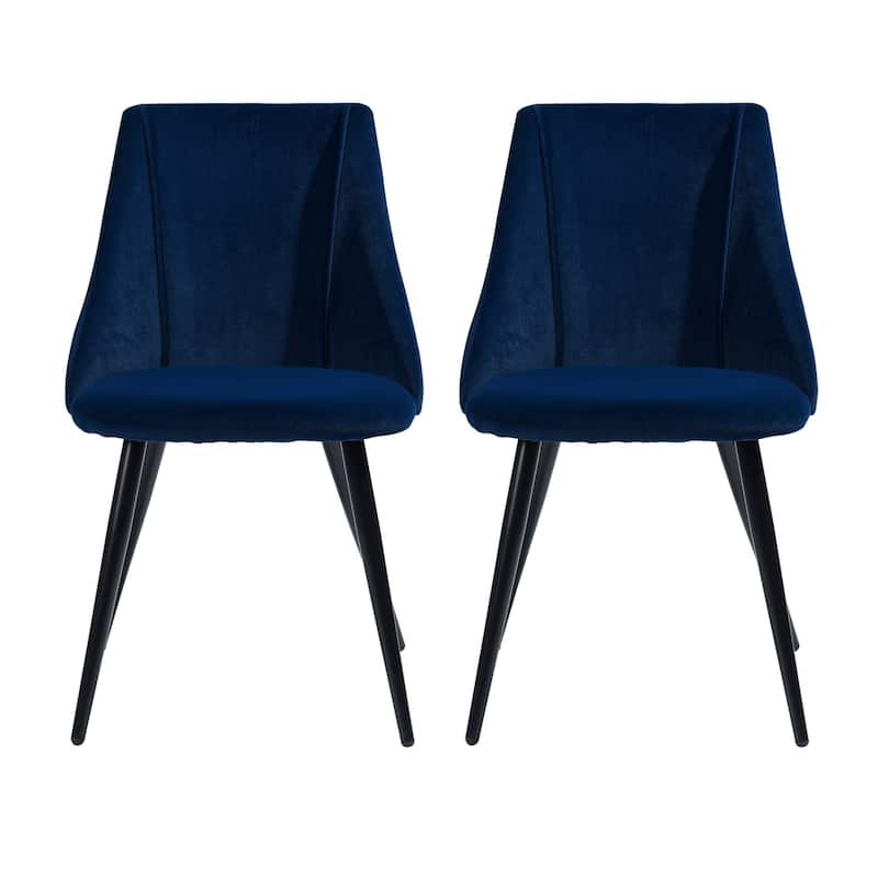 HomyLin Set of 2 Velvet Side Chair for Dining Room Home Kitchen