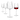 Artland Set of 4  Soho Optic Goblets - 14 oz