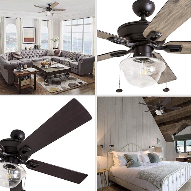 Copper Grove Strang Indoor/ Outdoor Ceiling Fan - 52-inch