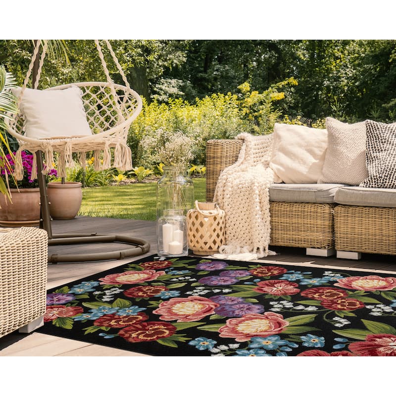 Liora Manne Marina Secret Garden Indoor/Outdoor Area Rug