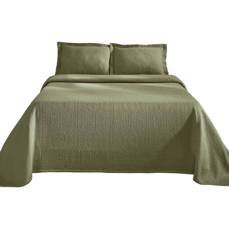 Superior Fleur De Lis Cotton Decorative Bedspread Set