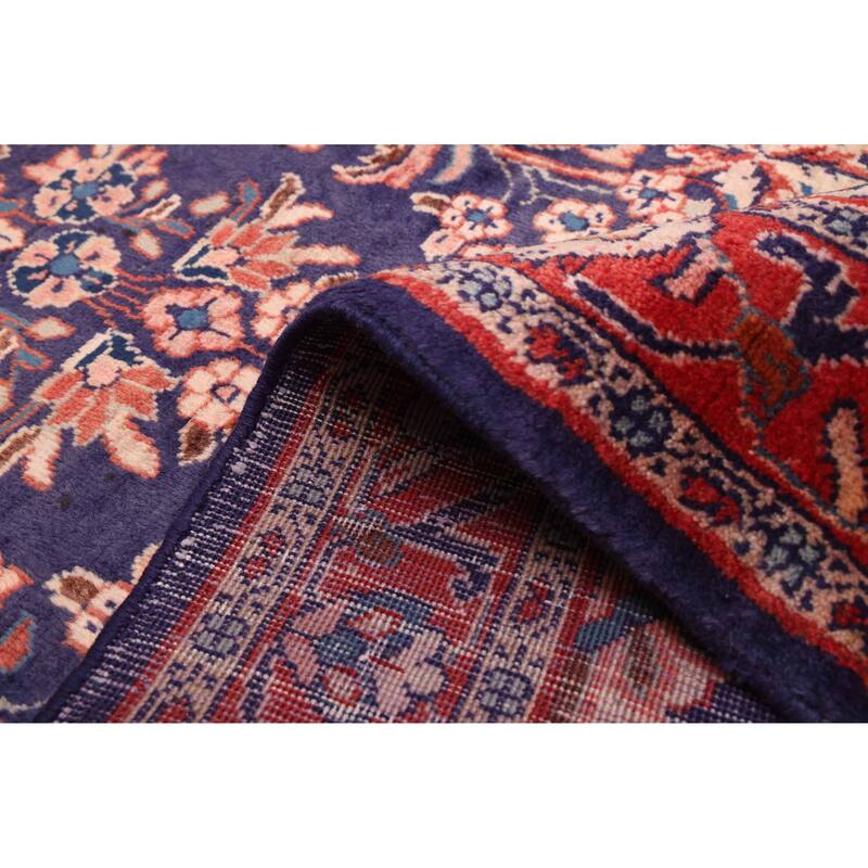 ECARPETGALLERY Hand-knotted Andelz Navy Wool Rug - 3'6 x 7'1