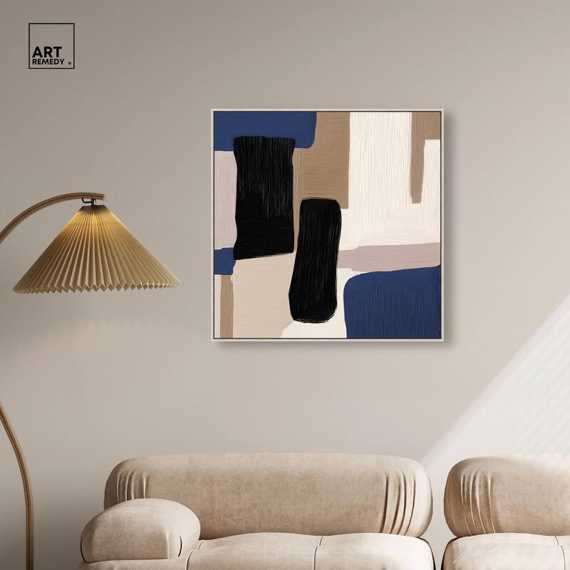 Blue Quietude I Canvas by Art Remedy