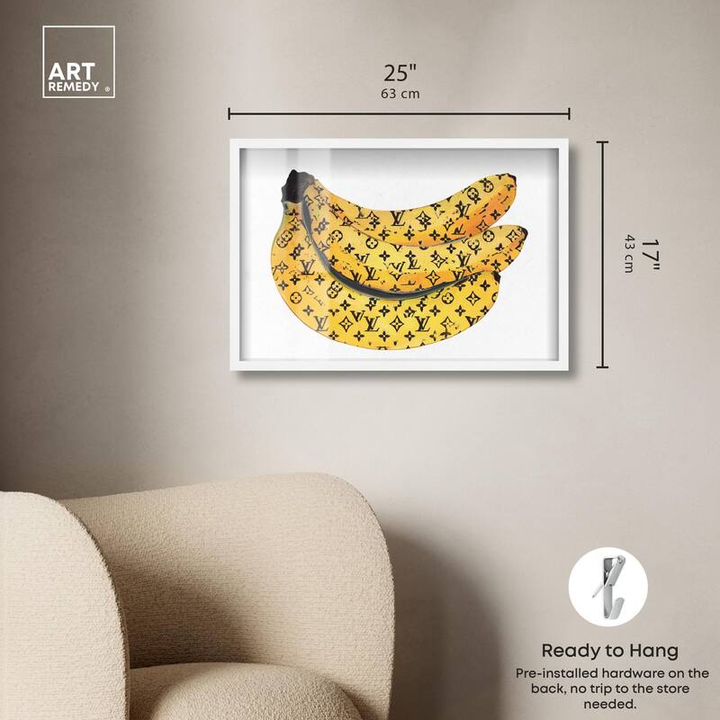Fashion Bananas Shadowbox by Art Remedy
