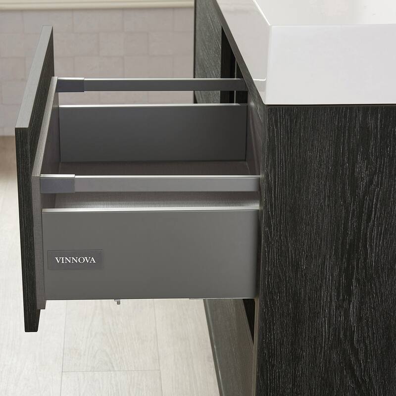 Huesca Bath Vanity with Composite Integral Sink Top without Mirror