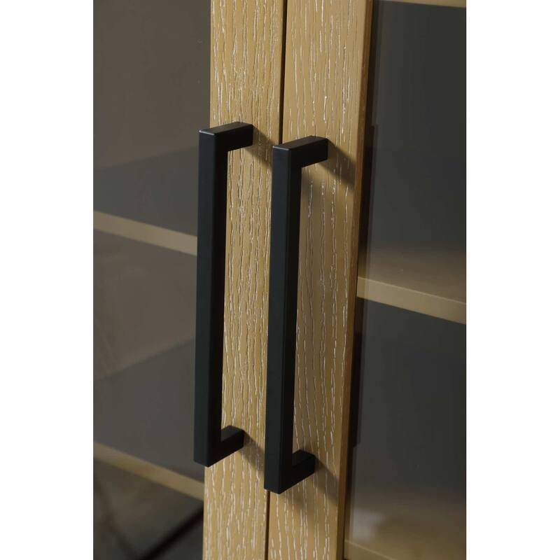 Kensington 16-28 Inch Bath Storage Glass Cabinet