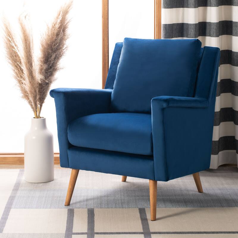 SAFAVIEH Anner Mid-Century Arm Chair - 28.7" x 28.4" x 33.9" - 29Wx28Dx34H