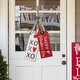 preview thumbnail 2 of 58, Glitzhome 24"H Wooden Valentine's St. Patrick's Americana Doorknob Hanging Decor