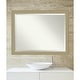 preview thumbnail 21 of 36, Beveled Bathroom Wall Mirror - Mosaic Gold Frame
