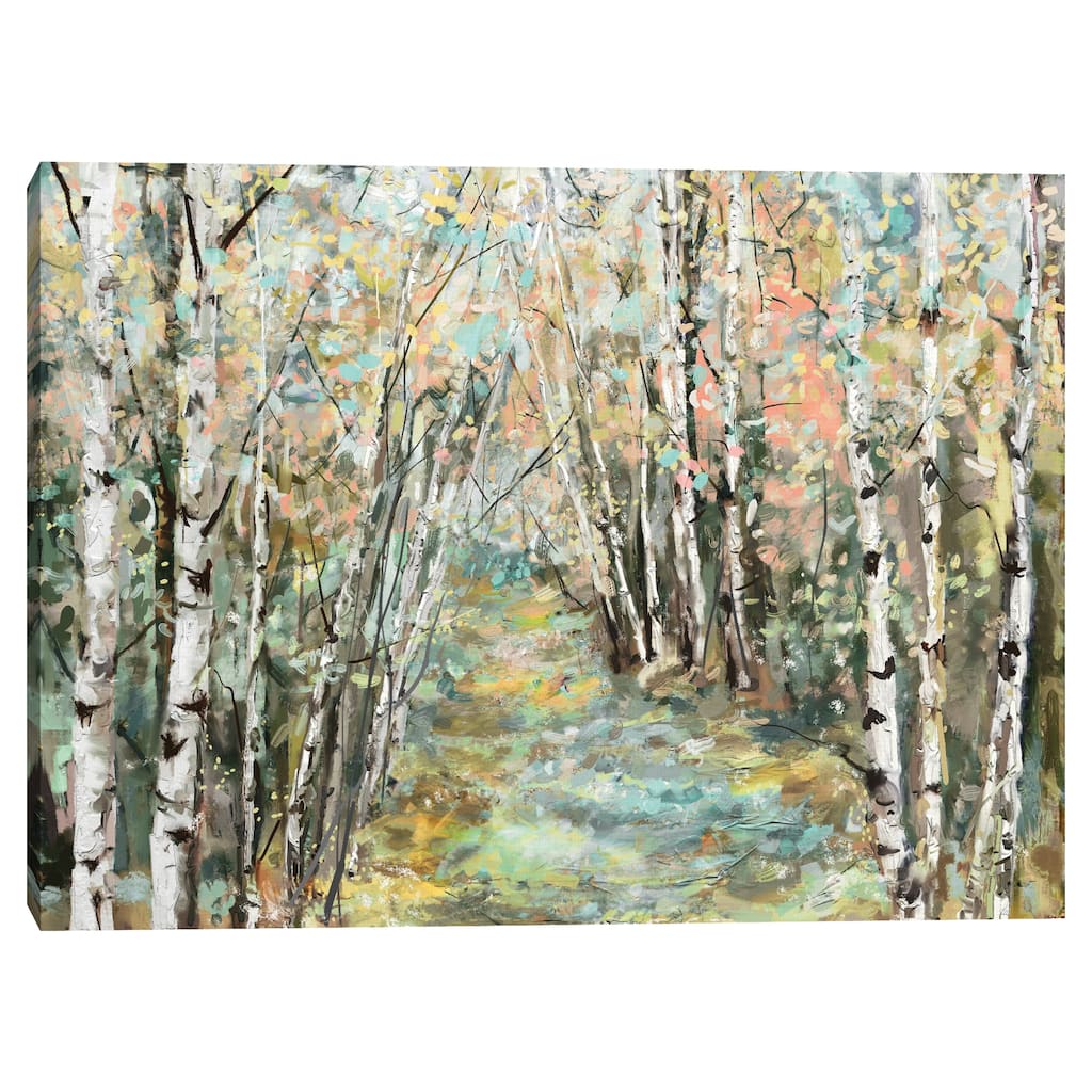 Kaleidoscope Trees V by Studio Arts Canvas Art Print