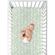 preview thumbnail 4 of 4, Sweet Jojo Designs Green and White Leaf Floral Collection Girl Fitted Crib Sheet - Boho Farmhouse Sunflower Collection