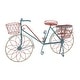 preview thumbnail 2 of 30, Colorful Metal Vintage Whimsical Eclectic Bicycle Plant Stand - 54 x 18 x 32
