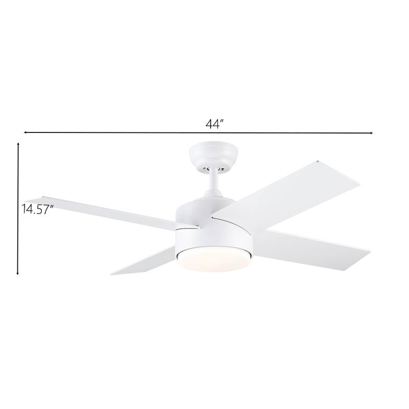 44 In Intergrated LED Ceiling Fan with ABS Blade