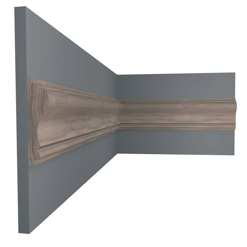 WM390 11/16-in D x 2-5/8-in W x 96-in L Americraft Solid Hardwood Stain Grade Chair Rail Moulding