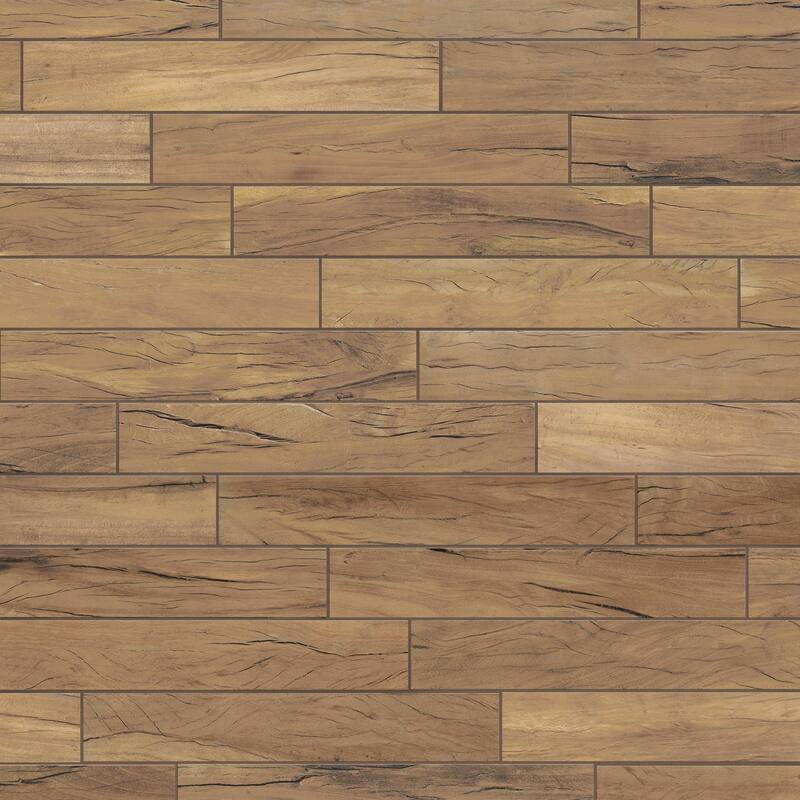 Merola Tile Kings Forest Natural 2-7/8" x 17-3/4" Ceramic Floor and Wall Tile