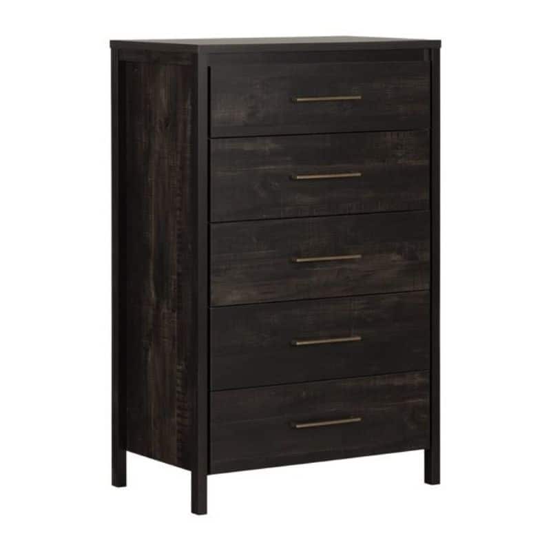 Engineered Wood Modern Drawer Storage Dresser with Smooth Glides