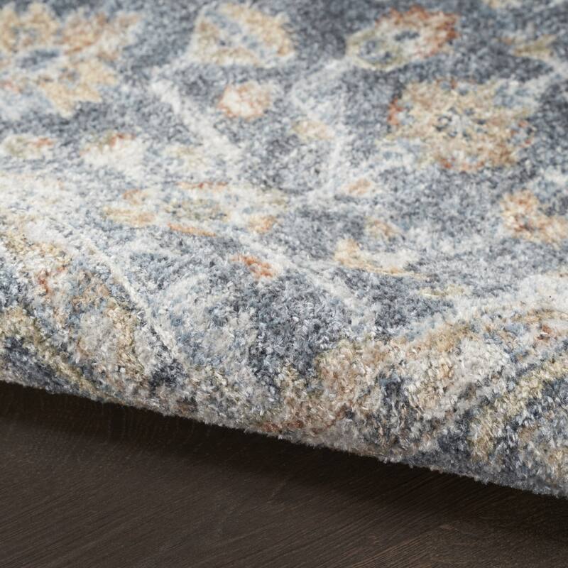 Sedaj Power Loomed Distressed Low Pile Area Rug By HomeRoots - 96' X '26' X '0.25