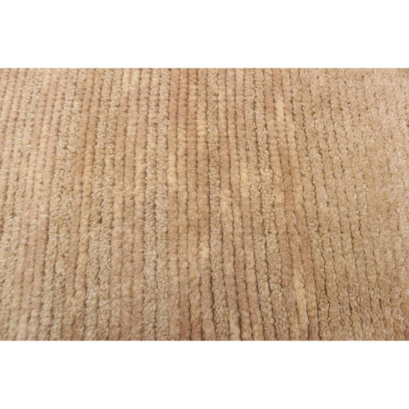 ECARPETGALLERY Hand-knotted Tangier Tan Wool Rug - 5'0 x 8'0