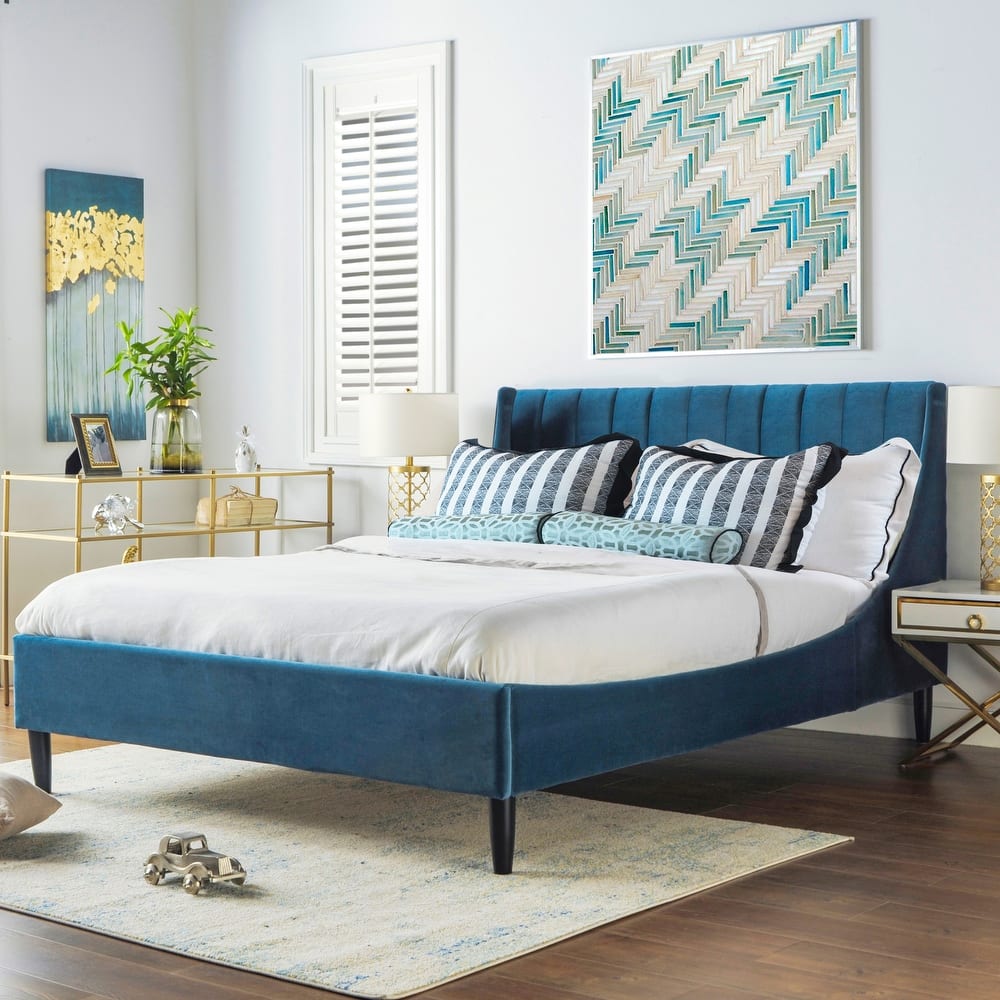 Aspen Vertical Tufted Upholstered Platform Bed