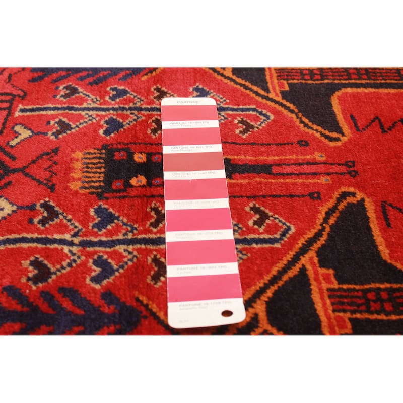 Teimani Red Rug 2'10" x 4'6" - 2'10 x 4'6