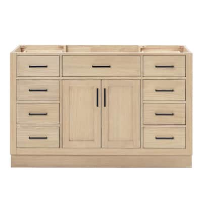 Ariel T054S-BC Hepburn 54" Single Free Standing Vanity Cabinet Only
