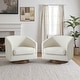preview thumbnail 17 of 88, 31.1'' W Barrel Swivel Accent Chair (Set of 2)