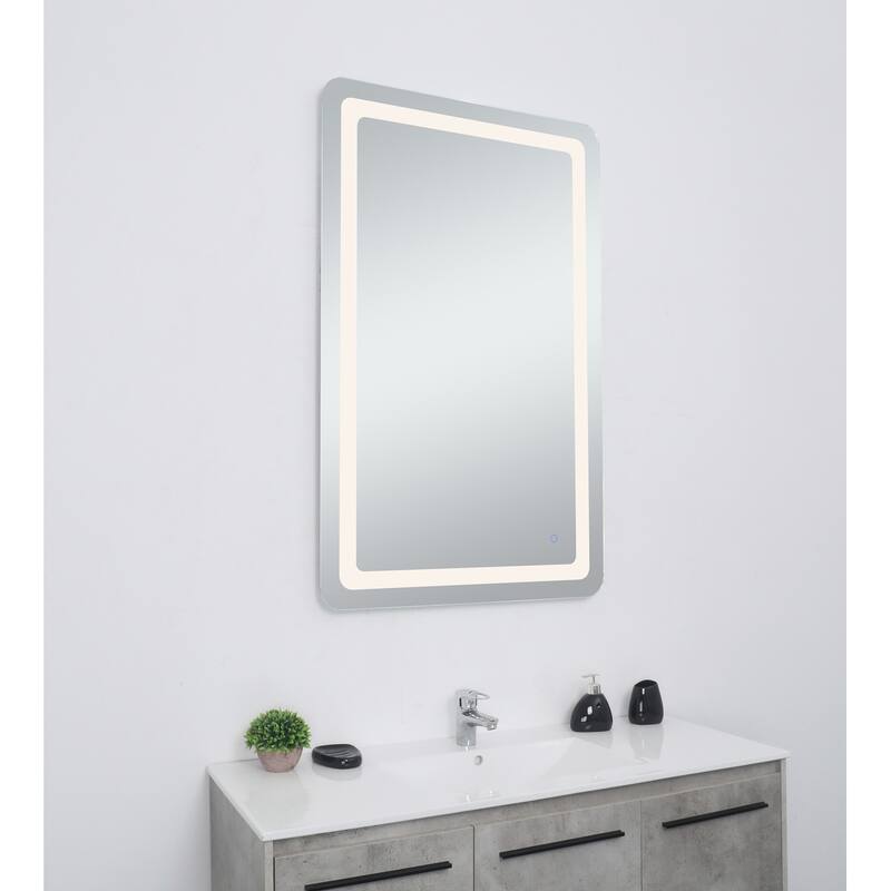 Indigo Home 30in x 48in soft edge LED mirror