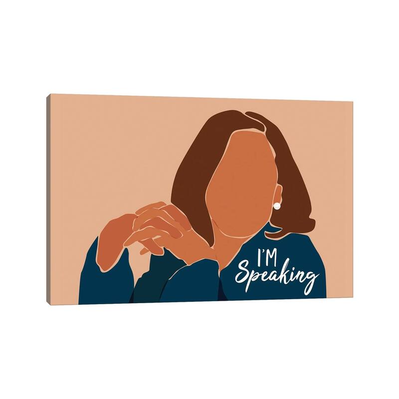 iCanvas "I'm Speaking" by Domonique Brown Canvas Print