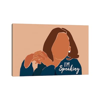 iCanvas "I'm Speaking" by Domonique Brown Canvas Print