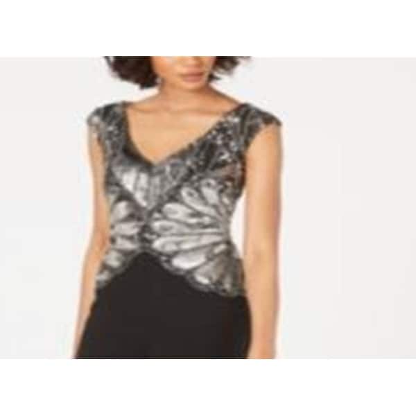 Adrianna Papell Women's Mercury Dress Black Size 2 Petite - Bed Bath &  Beyond