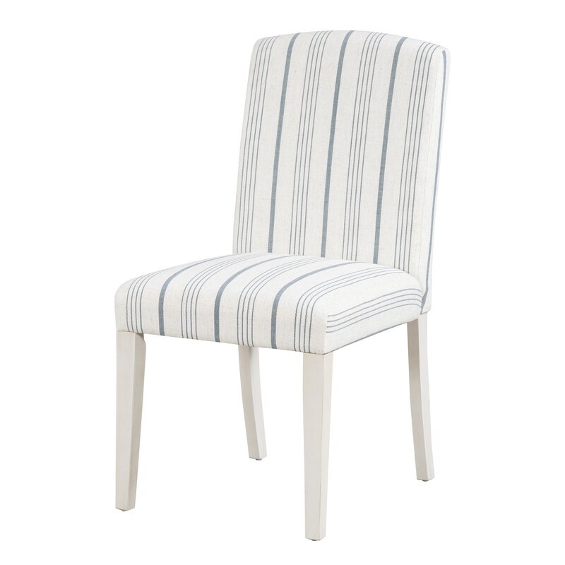 Striped dining bench cheap