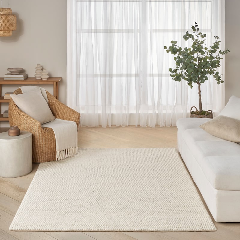 DKNY Pure Knots Indoor only Solid Area Rug