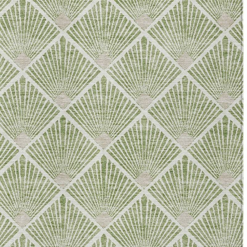 HomeRoots Geometric Transitional Rectangle Outdoor Rug