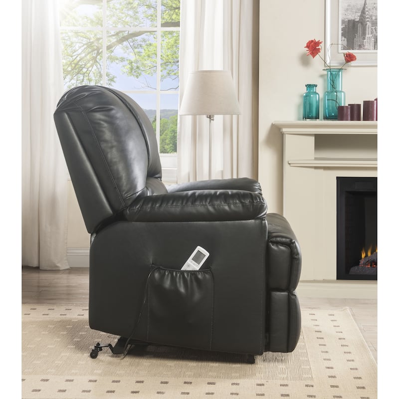 Vareah Pillow Top Arm Recliner with Power Lift and Massage