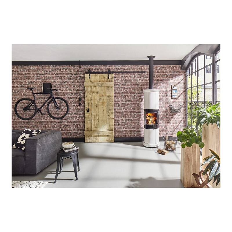 Brewster Baker Street Red Brick Wallpaper - 20.5 x 396 x 0.025