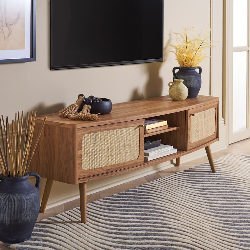 SAFAVIEH Home Cielle 2 Door Media Stand. - 60"Wx15"Dx21"H