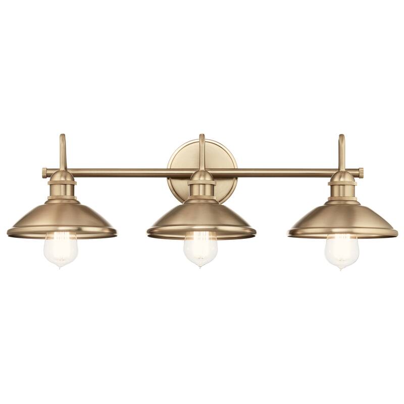 Kichler Lighting Clyde 26.5 in. 3-Light Champagne Bronze Vanity Light