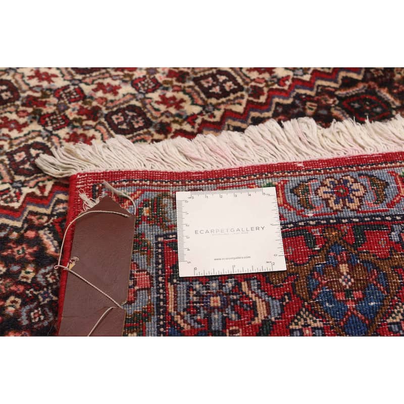 ECARPETGALLERY Hand-knotted Kayseri Vintage Cream, Dark Navy Wool Rug - 6'7 x 10'1