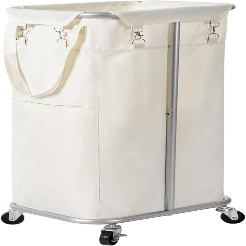 100L Rolling Laundry Hamper with Wheels - 16.5"L x 12.6"W x 31.9"H