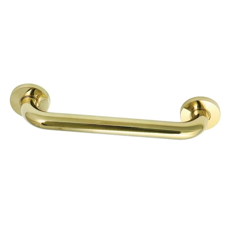 Kingston Brass Silver Sage 12-Inch X 1-1/4-Inch OD ADA Grab Bar - Polished Brass
