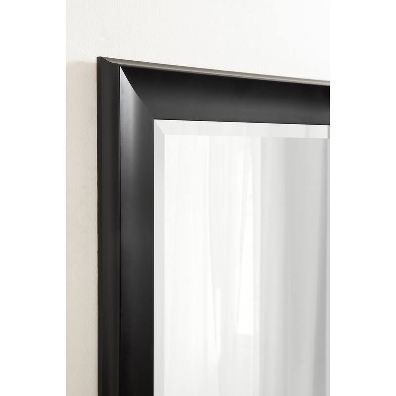Kate and Laurel Scoop Framed Beveled Wall Mirror