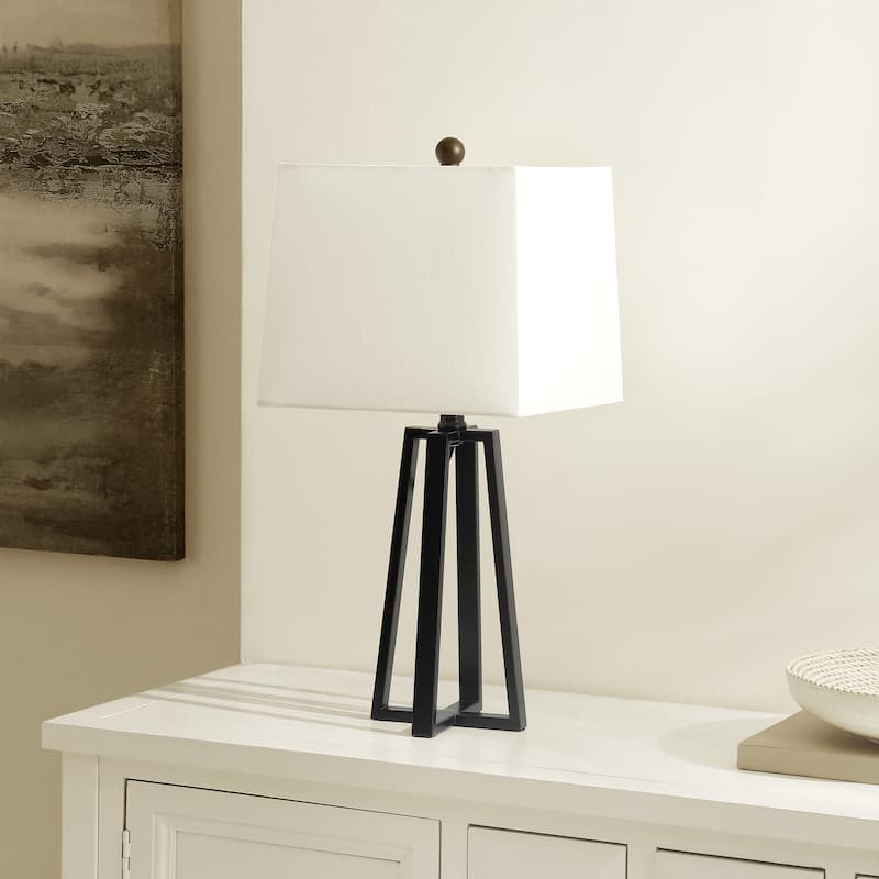 SAFAVIEH Lighting Haven 21" Modern & Contemporary Table Lamp - 10" W x 10" D x 21" H - 10Wx10Dx21H